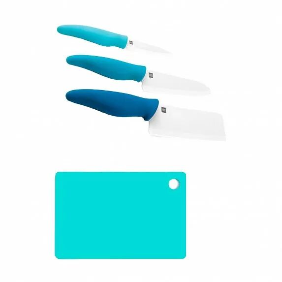 Набор керамических ножей с разделочной доской Huohou Ceramic Knife Chopping Block Kit : характеристики и инструкции - 1