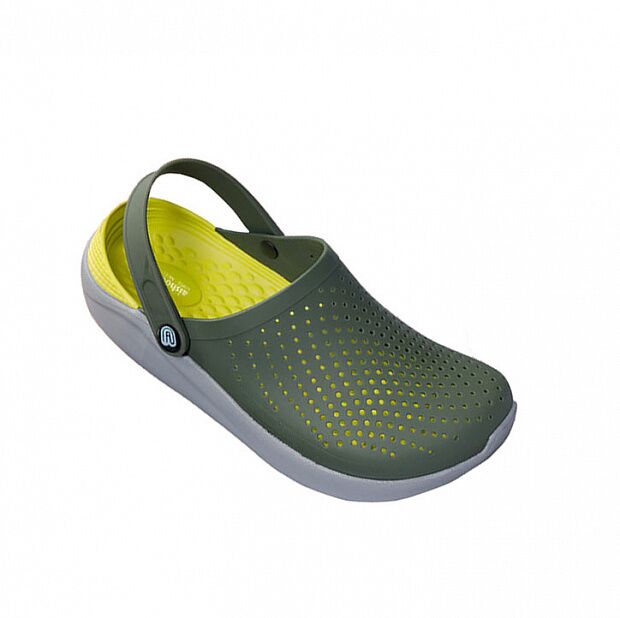 Сланцы Aishoes Summer Beach Hole Shoes 41 (Green/Зеленый) 