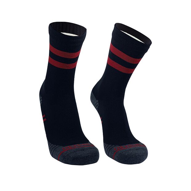 Водонепроницаемые носки DexShell Running Lite с красными полосками M (39-42), DS20610REDM - 1