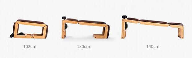 Xiaomi XiaoMo Multifunctional Fitness Chair (Brown) - 4