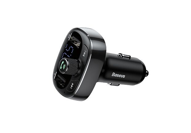 Автомобильный FM-трансмиттер Baseus Typed Bluetooth MP3 Car Charger Tarnish CCALL-TM01 (Black/Черный) - 3