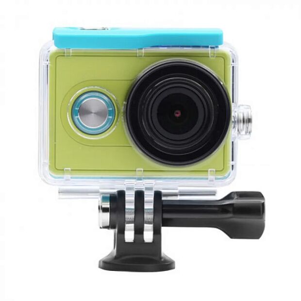 Аквабокс Waterproof Case для экшн-камеры Xiaomi Yi Action Camera (Green/Зеленый) - 5