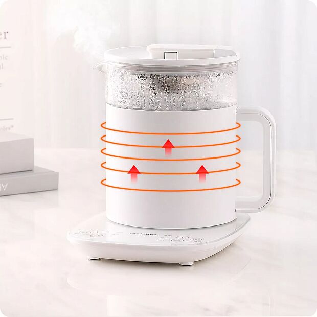 Электрический чайник Circle Kitchen Multi-Function Health Pot (White/Белый) - 6