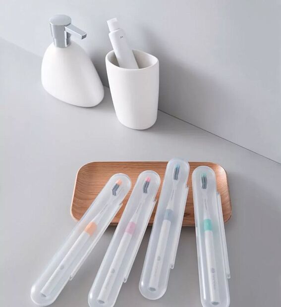 Набор зубных щеток DR.BEI Bass Method Toothbrush (4 шт.) ( боксы) - 7