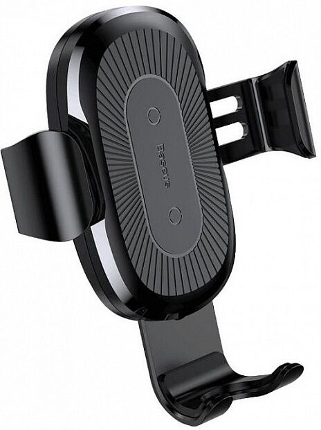 Держатель для смартфона Baseus Wireless Charger Gravity Car Mount (Black/Черный) - 3