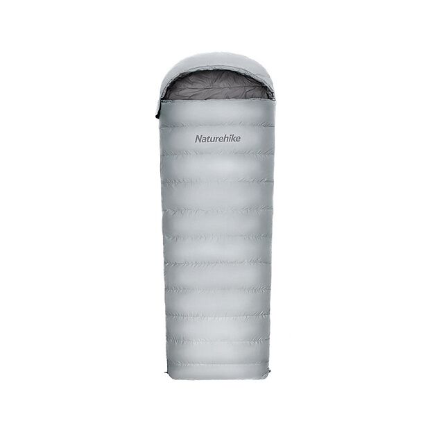 Ультралёгкий спальный мешок Naturehike RM80 Series Утиный пух Grey Size L, 6927595707210 - 1