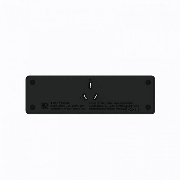 Сетевой удлинитель Aigo Break Through Converter 2 Socket + 2 USB (Black/Черный) - 3