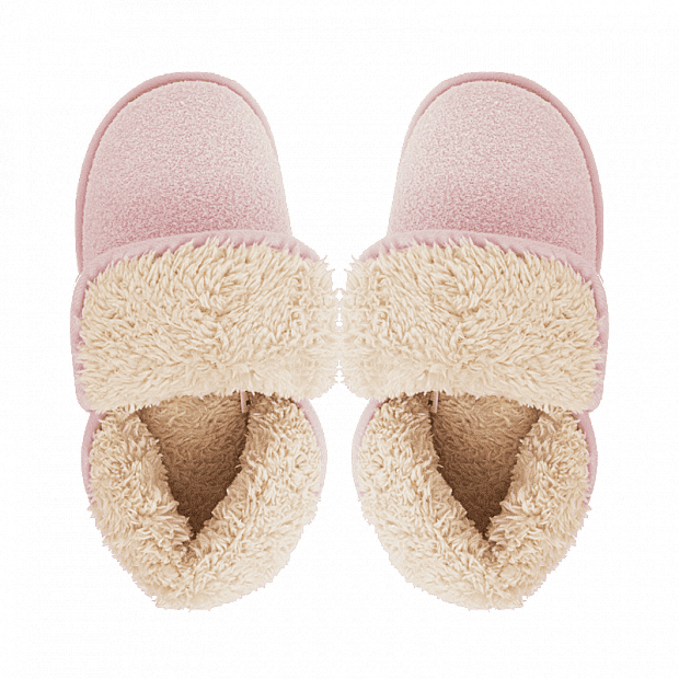 Домашние тапочки Xiaomi Upper Shu Warm Foot Cotton Slippers Women 38 (Pink/Розовый) 